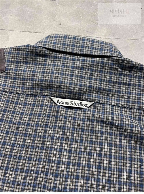Acne Studios 아크네 24FW 체크 플란넬 셔츠 의류 7번 이미지