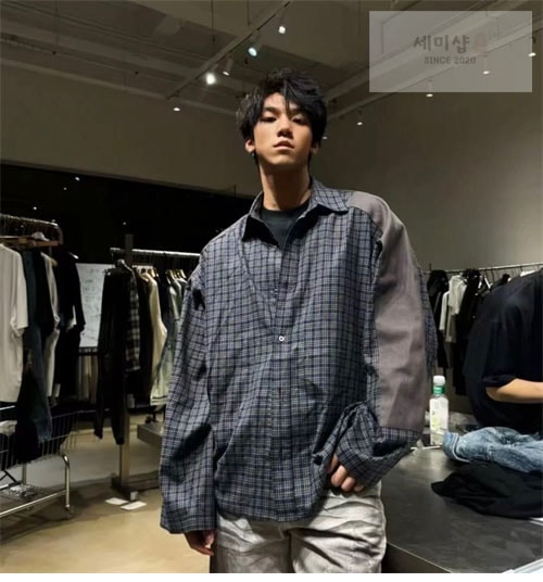 Acne Studios 아크네 24FW 체크 플란넬 셔츠 의류 11번 이미지