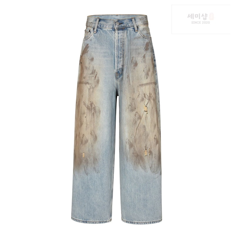 Acne Studios 아크네 24SS 수퍼 베기 핏 워싱 데님 팬츠 의류 1번 이미지