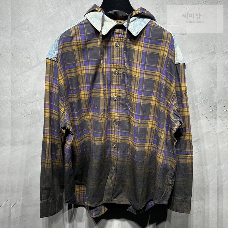 Acne Studios 아크네 24fw 후드 버튼 업 셔츠 의류 1번 이미지
