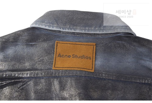 Acne Studios 아크네 24ss 포켓 포일 코팅 데님 자켓 의류 11번 이미지