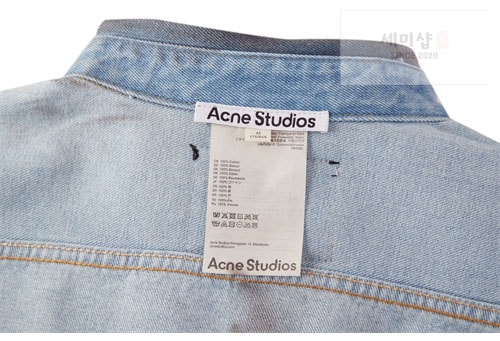 Acne Studios 아크네 24ss 포켓 포일 코팅 데님 자켓 의류 9번 이미지