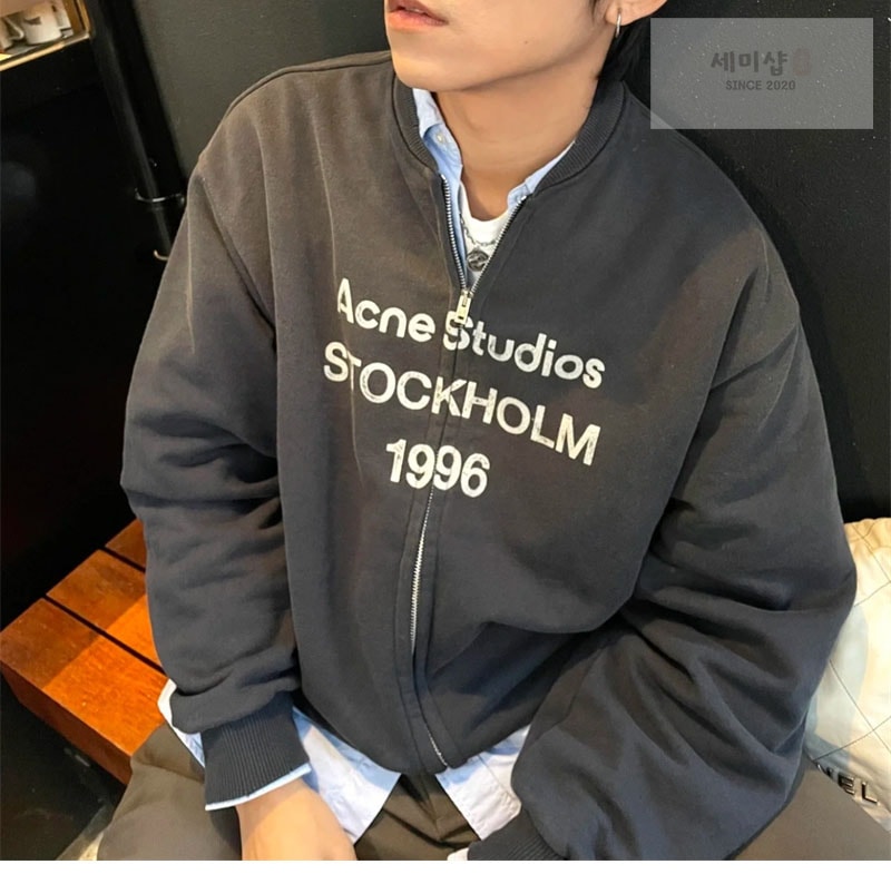 Acne Studios 아크네 25ss 1996 로고 집업 레플리카 2번 이미지 - 의류 | 세미샵 레플리카 사이트