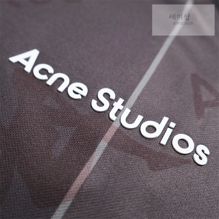 Acne Studios 아크네 x 카파 로고 저지 반팔 티셔츠 그레이 의류 16번 이미지