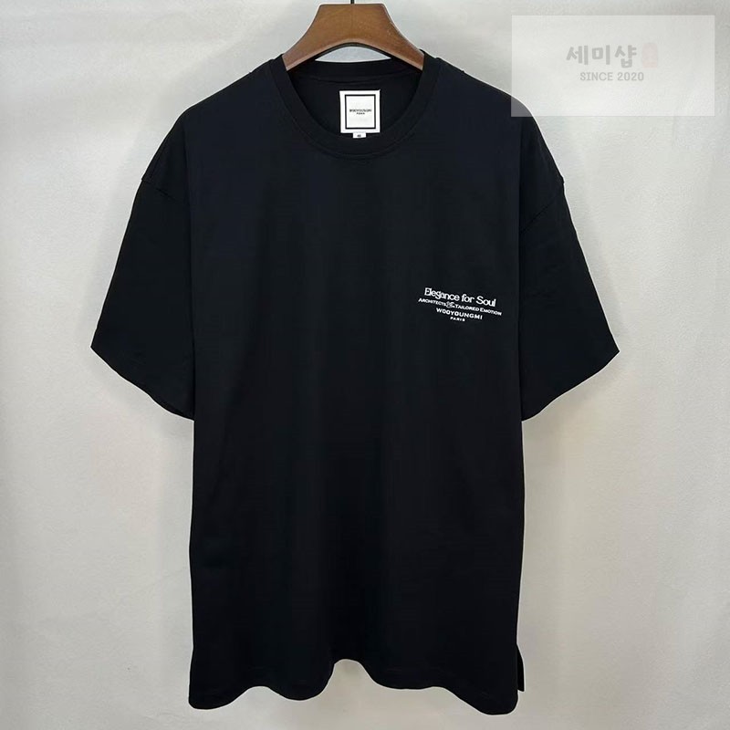 우영미 우영미 메리 고 라운드 백로고 반팔 티셔츠 의류 1번 이미지