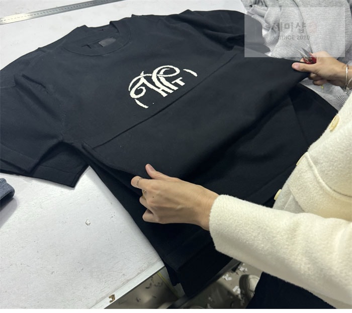 Givenchy 지방시 니트 HG 자카드 반팔 티셔츠 의류 13번 이미지