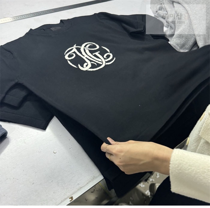 Givenchy 지방시 니트 HG 자카드 반팔 티셔츠 의류 14번 이미지