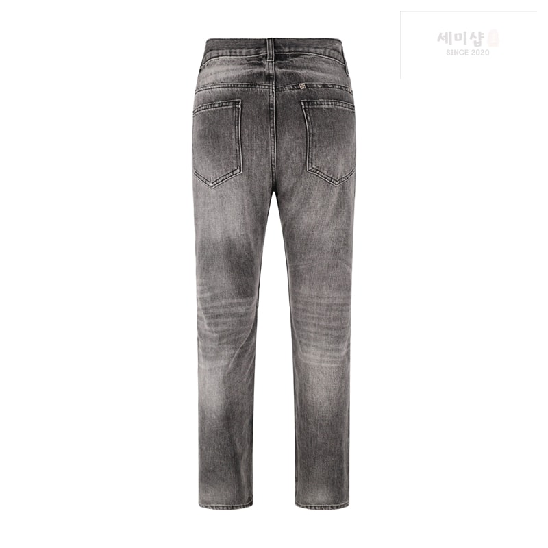 Givenchy 지방시 디스트로이드 스트레이트 지퍼 데님 진 팬츠 의류 6번 이미지