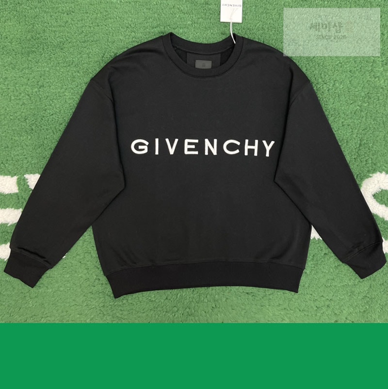 Givenchy 지방시 맨투맨 티 남성 슬림핏 펠파 자수 레플리카 1번 이미지 - 의류 | 세미샵 레플리카 사이트