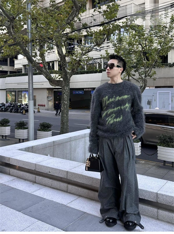 Givenchy 지방시 메종 로고 모헤어 니트 스웨터 의류 3번 이미지