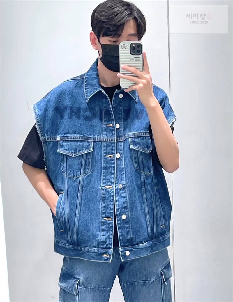 Givenchy 지방시 오버사이즈 데님 조끼 베스트 의류 1번 이미지
