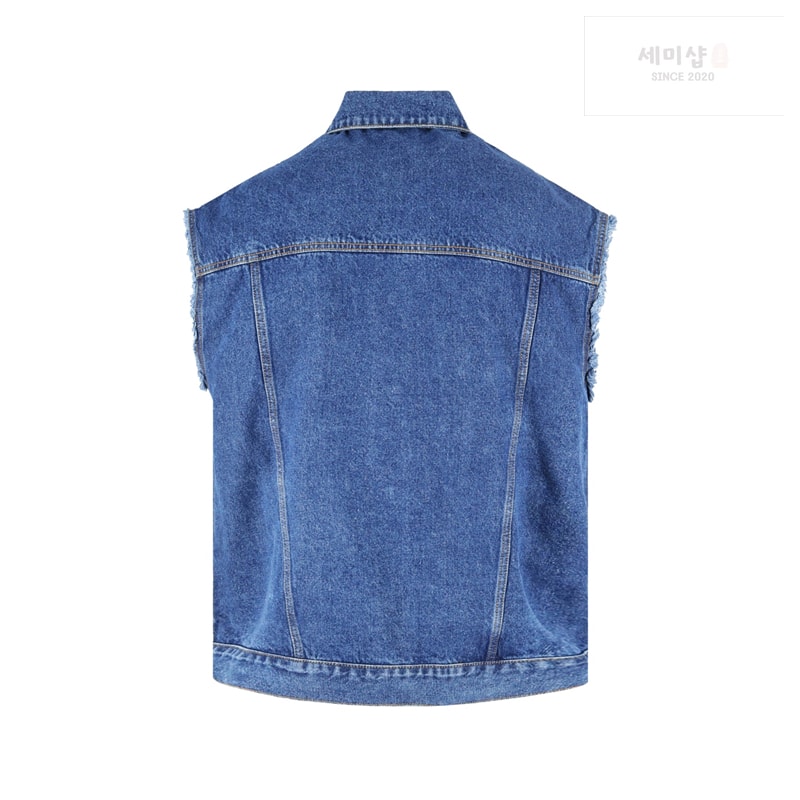 Givenchy 지방시 오버사이즈 데님 조끼 베스트 의류 4번 이미지