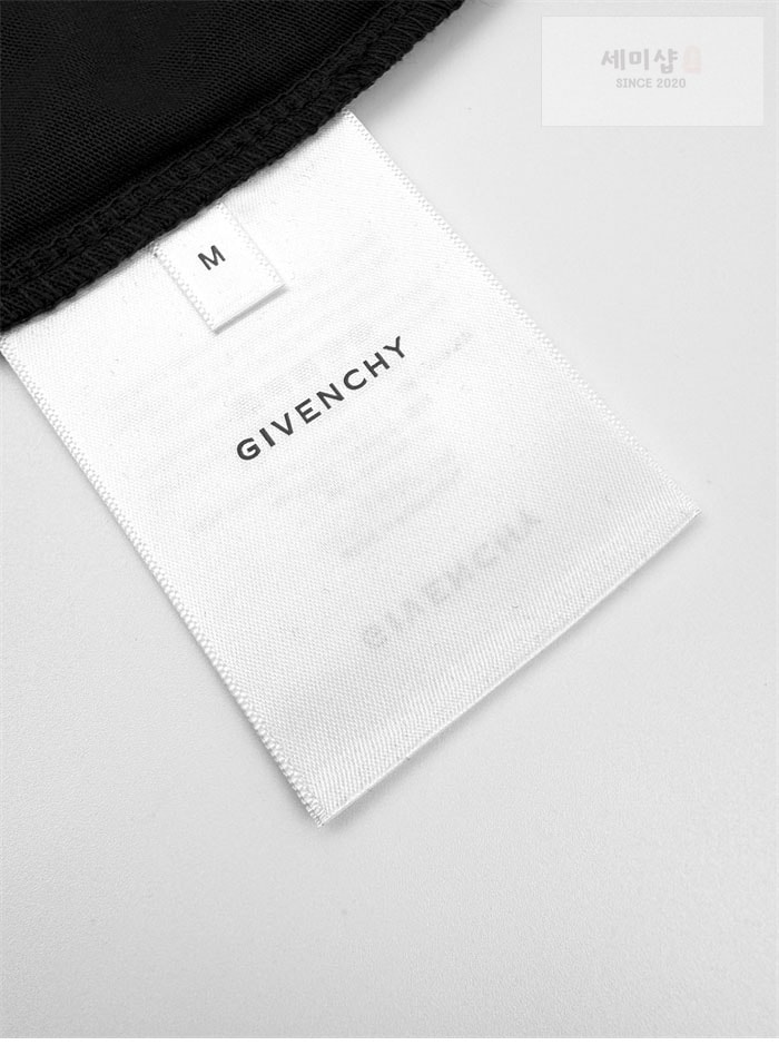 Givenchy 지방시 컬리지 반팔 티셔츠 의류 13번 이미지