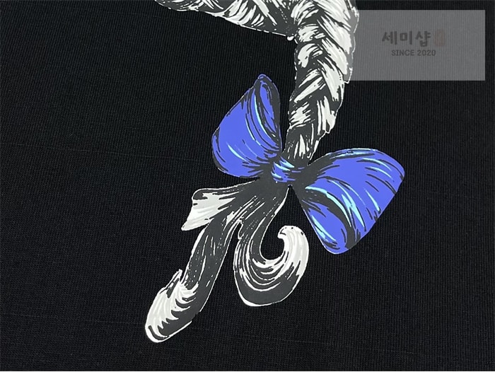 Givenchy 지방시 코튼 4G 브레이드 프린트 티셔츠 의류 5번 이미지