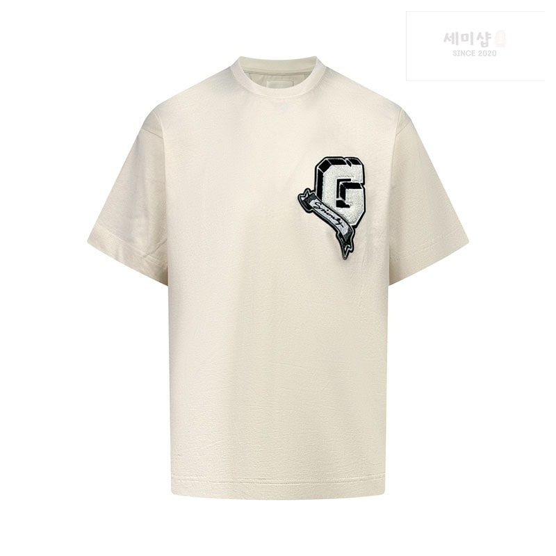 Givenchy 지방시 파우더 G 칼리지 반팔 티셔츠 의류 1번 이미지