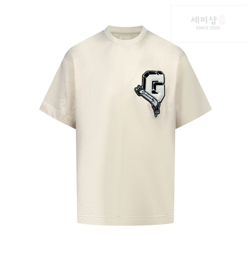 Givenchy 지방시 파우더 G 칼리지 반팔 티셔츠 의류 4번 이미지