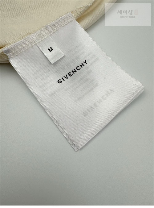 Givenchy 지방시 파우더 G 칼리지 반팔 티셔츠 의류 10번 이미지