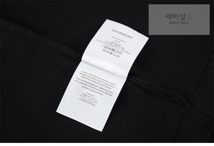 Givenchy 지방시 포킷 클래식핏 반팔 티셔츠 의류 10번 이미지