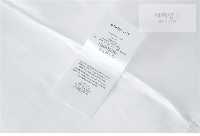 Givenchy 지방시 포킷 클래식핏 반팔 티셔츠 의류 17번 이미지