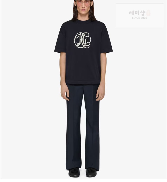 Givenchy 지방시 HG 로고 반팔 티셔츠 의류 2번 이미지