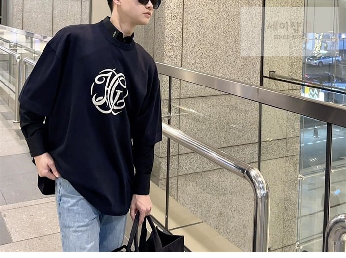 Givenchy 지방시 HG 로고 반팔 티셔츠 의류 14번 이미지