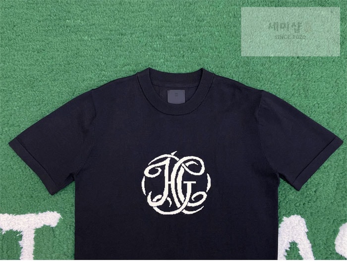 Givenchy 지방시 HG 로고 반팔 티셔츠 의류 7번 이미지