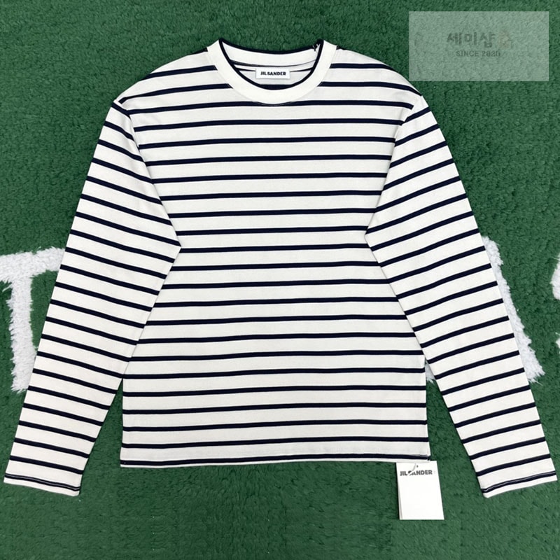Jil Sander 질샌더 투톤 스트라이프 긴팔 티셔츠 의류 1번 이미지
