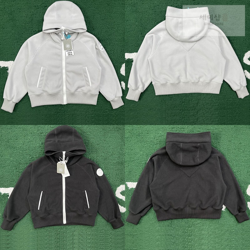 Canada Goose 캐나다구스의 칠리왁 플리스 봄버 자켓 블랙 의류 1번 이미지