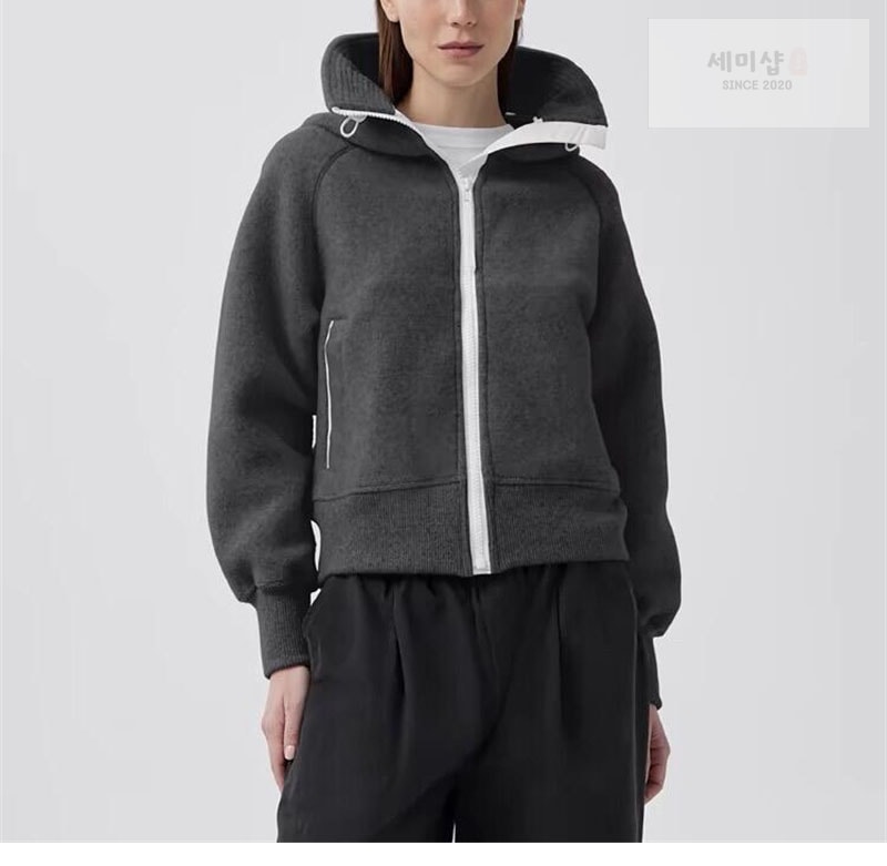 Canada Goose 캐나다구스의 칠리왁 플리스 봄버 자켓 블랙 의류 3번 이미지