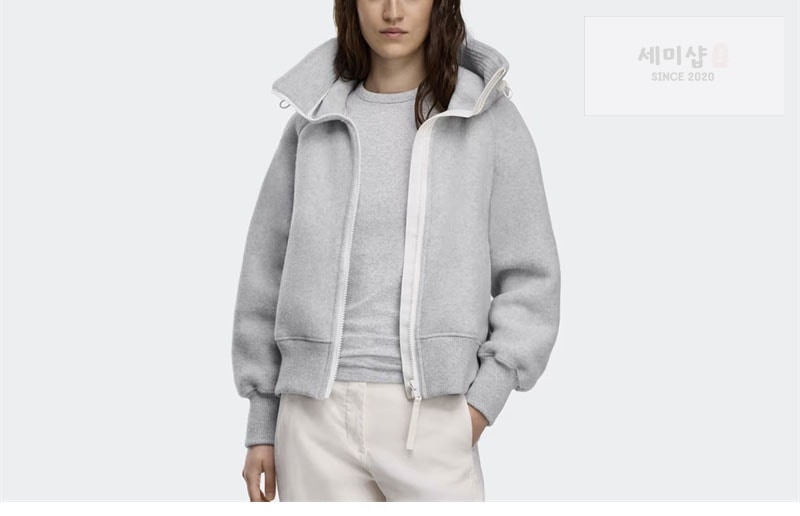 Canada Goose 캐나다구스의 칠리왁 플리스 봄버 자켓 블랙 의류 4번 이미지