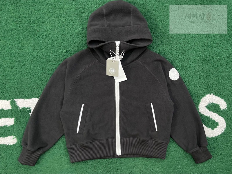 Canada Goose 캐나다구스의 칠리왁 플리스 봄버 자켓 블랙 의류 16번 이미지
