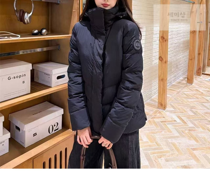 Canada Goose 캐나다구스 정션 다운 패딩 파카 블랙 의류 4번 이미지