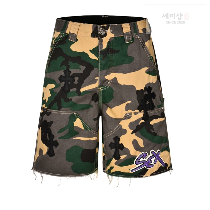 Chrome Hearts 크롬하츠 매티 보이 섹스 레코드 카펜터 숏 팬츠 우드랜드 카모 1# 의류 21번 이미지