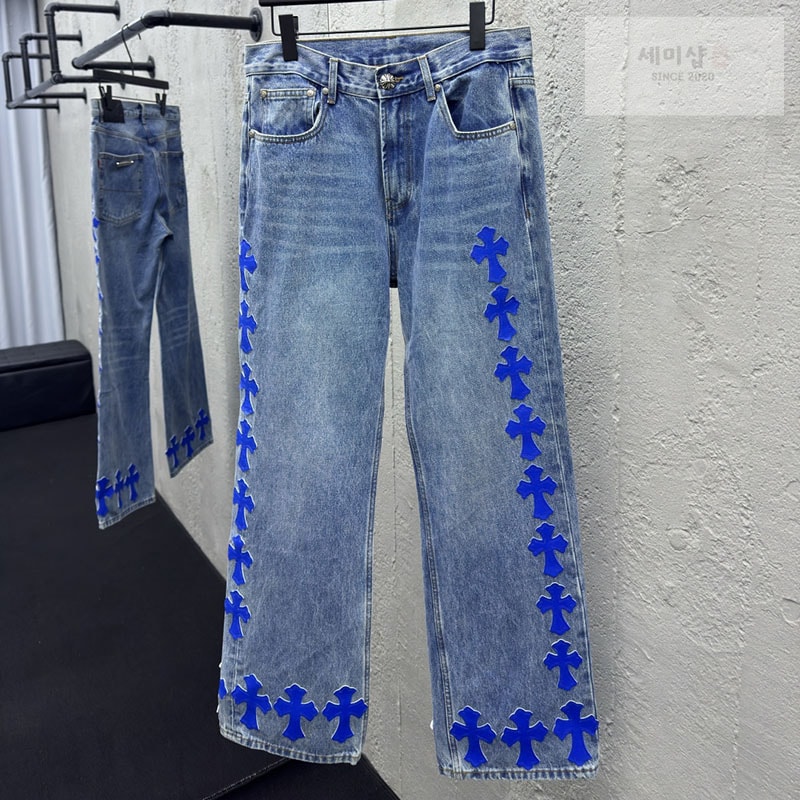 Chrome Hearts 크롬하츠 멀티 크로스 데님 팬츠 의류 15번 이미지