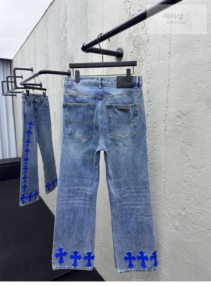 Chrome Hearts 크롬하츠 멀티 크로스 데님 팬츠 의류 1번 이미지
