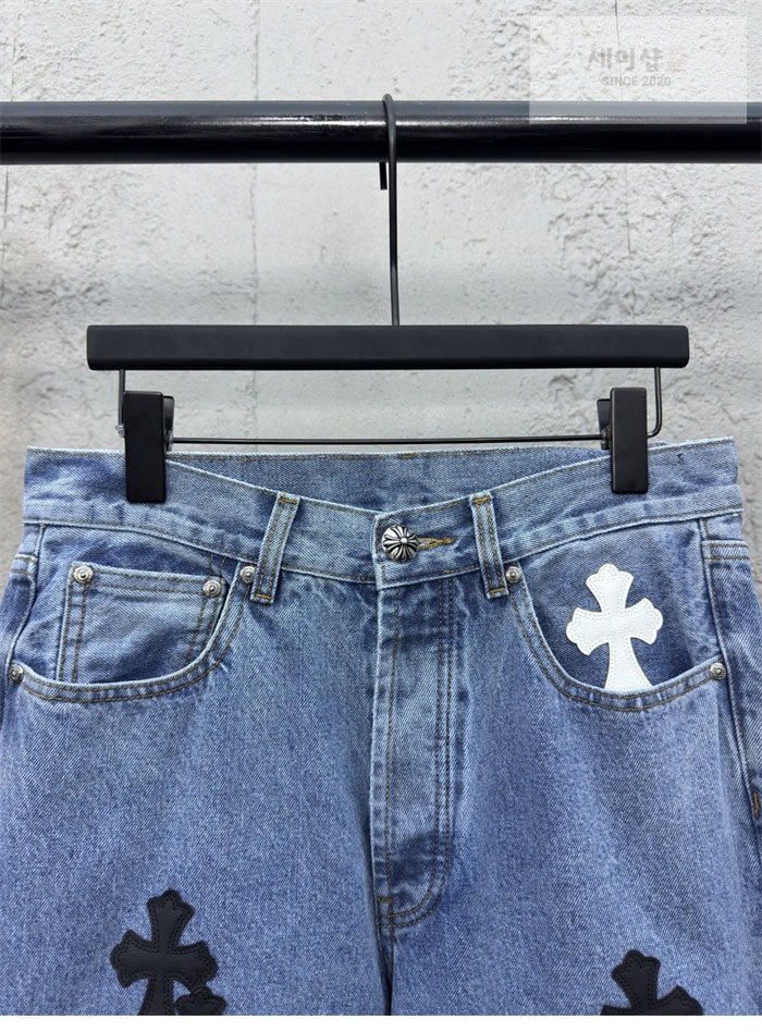 Chrome Hearts 크롬하츠 멀티 크로스 데님 팬츠 의류 4번 이미지