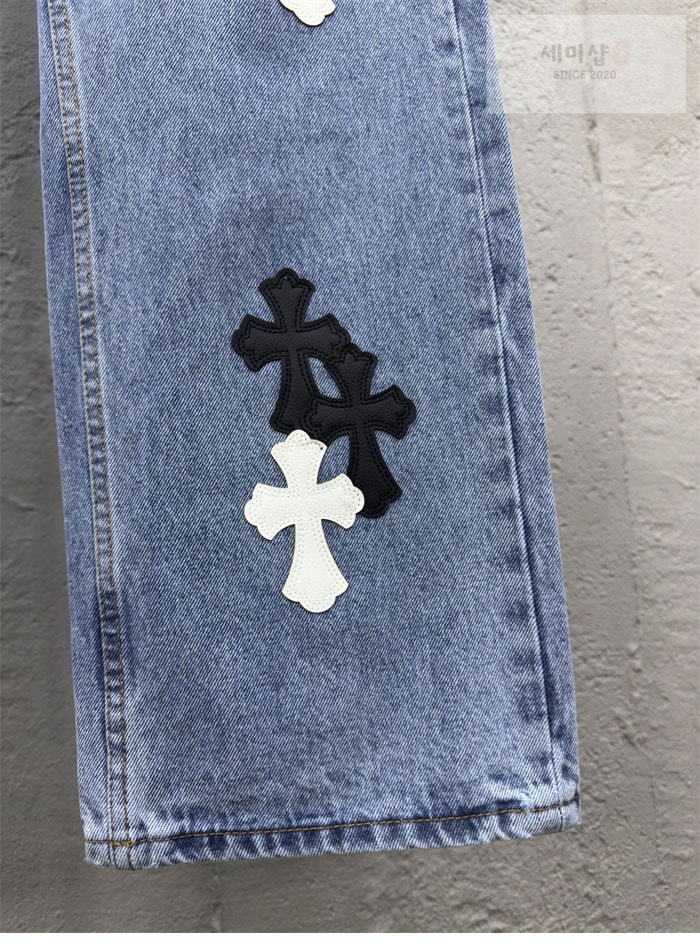 Chrome Hearts 크롬하츠 멀티 크로스 데님 팬츠 의류 8번 이미지