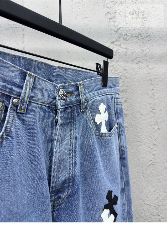 Chrome Hearts 크롬하츠 멀티 크로스 데님 팬츠 의류 9번 이미지