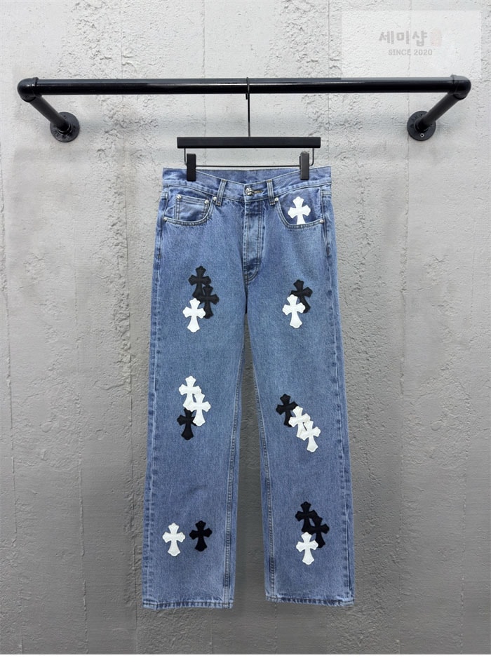 Chrome Hearts 크롬하츠 멀티 크로스 데님 팬츠 의류 19번 이미지