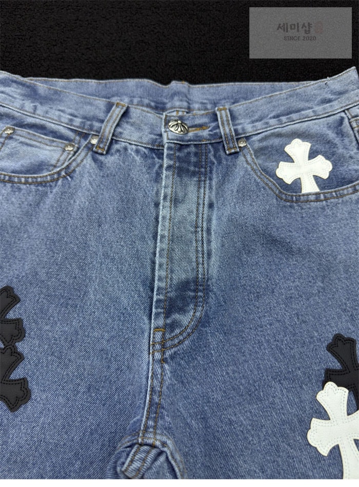 Chrome Hearts 크롬하츠 멀티 크로스 데님 팬츠 의류 18번 이미지