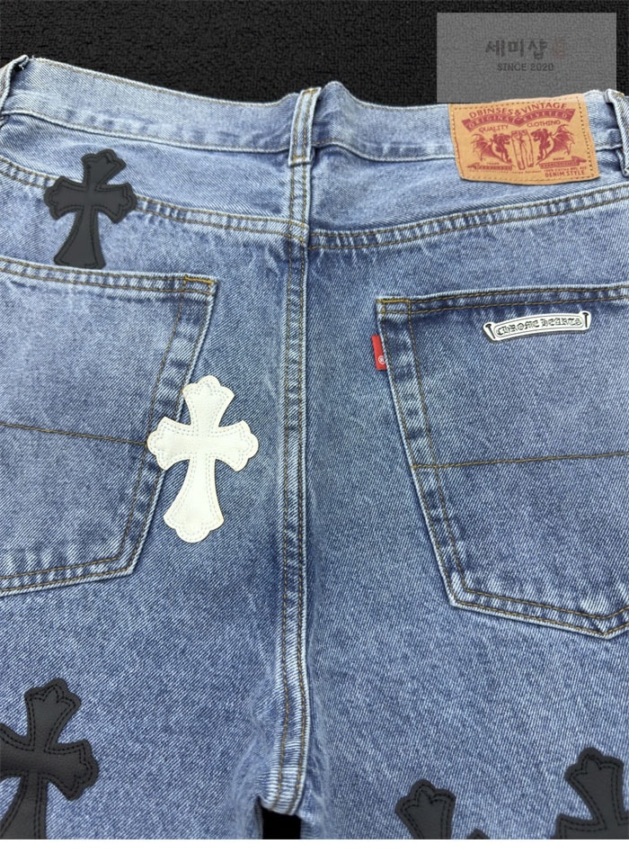 Chrome Hearts 크롬하츠 멀티 크로스 데님 팬츠 의류 12번 이미지