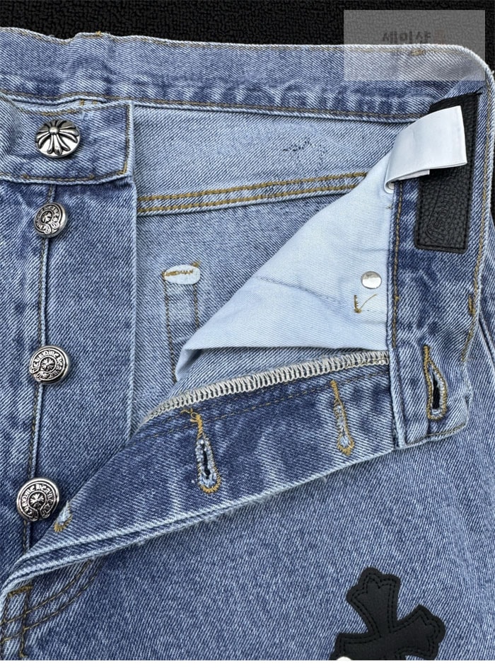 Chrome Hearts 크롬하츠 멀티 크로스 데님 팬츠 의류 13번 이미지