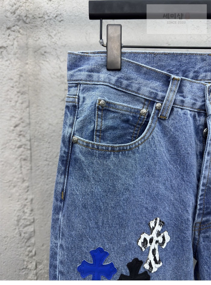 Chrome Hearts 크롬하츠 멀티 크로스 데님 팬츠 의류 4번 이미지
