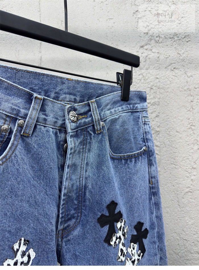 Chrome Hearts 크롬하츠 멀티 크로스 데님 팬츠 의류 7번 이미지