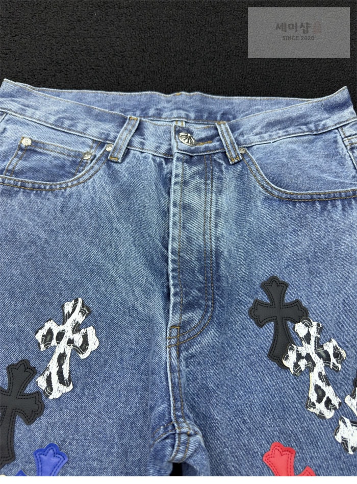 Chrome Hearts 크롬하츠 멀티 크로스 데님 팬츠 의류 11번 이미지