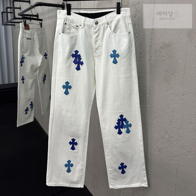 Chrome Hearts 크롬하츠 멀티 크로스 데님 팬츠 의류 19번 이미지