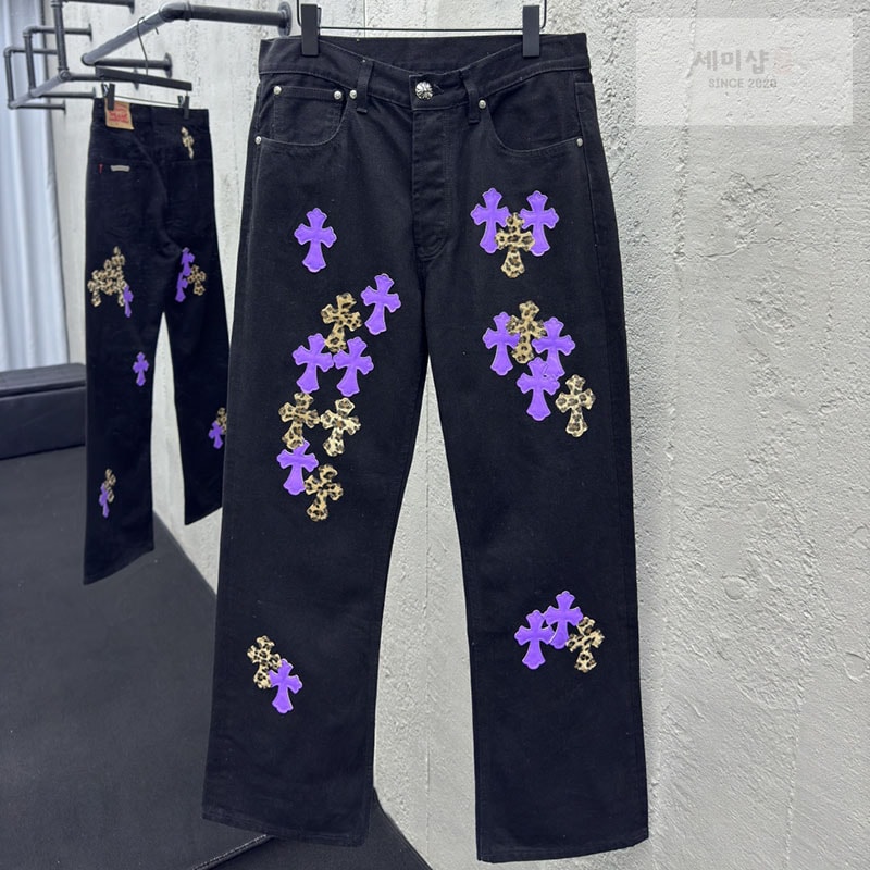 Chrome Hearts 크롬하츠 멀티 크로스 데님 팬츠 의류 1번 이미지