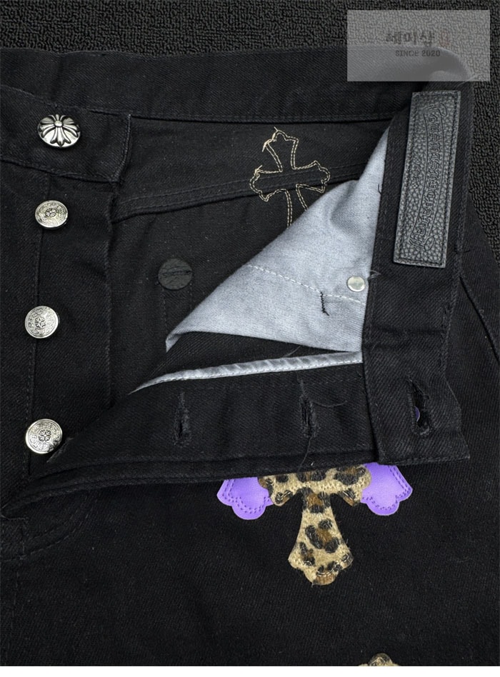 Chrome Hearts 크롬하츠 멀티 크로스 데님 팬츠 의류 13번 이미지