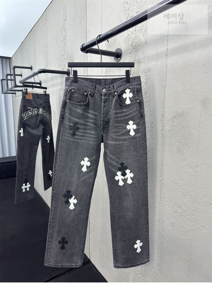 Chrome Hearts 크롬하츠 멀티 크로스 데님 팬츠 의류 2번 이미지