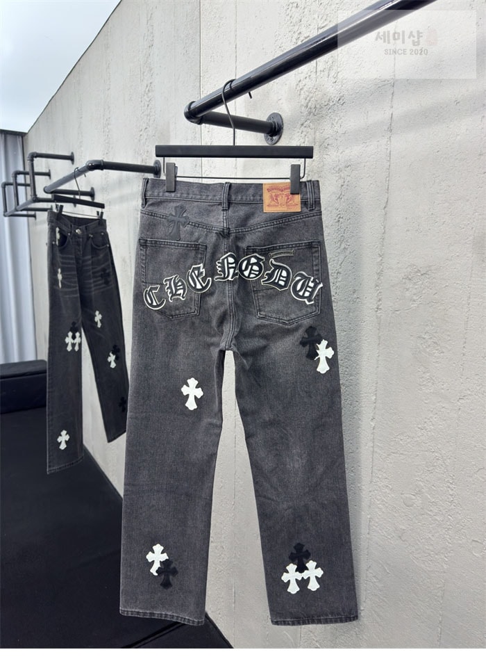 Chrome Hearts 크롬하츠 멀티 크로스 데님 팬츠 의류 3번 이미지